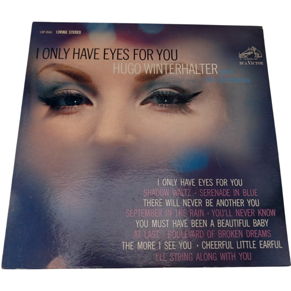 Hugo Winterhalter I Only Have Eyes For You LP Stereo 1964 RCA LSP 2645 VG+ VG
